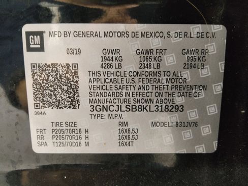 Used 2019 Chevrolet Trax LT w/ Sun & Sound Package image 33