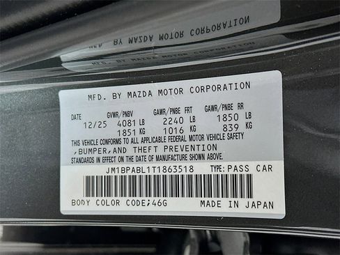 New 2026 MAZDA MAZDA3 s Sport image 7