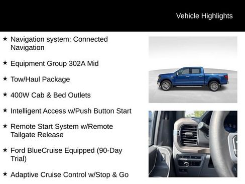 Used 2024 Ford F150 XLT w/ Equipment Group 302A MID AWD/4WD image 3