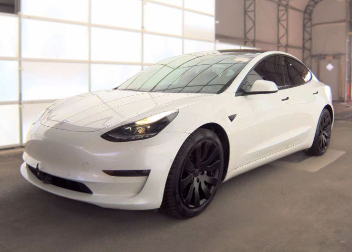 Used 2021 Tesla Model 3 Long Range AWD/4WD image 1