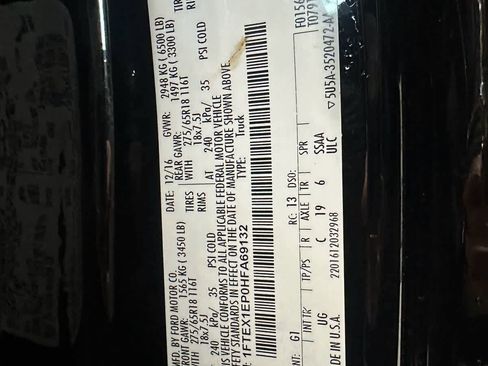 Used 2017 Ford F150 XLT w/ Equipment Group 302A Luxury image 16