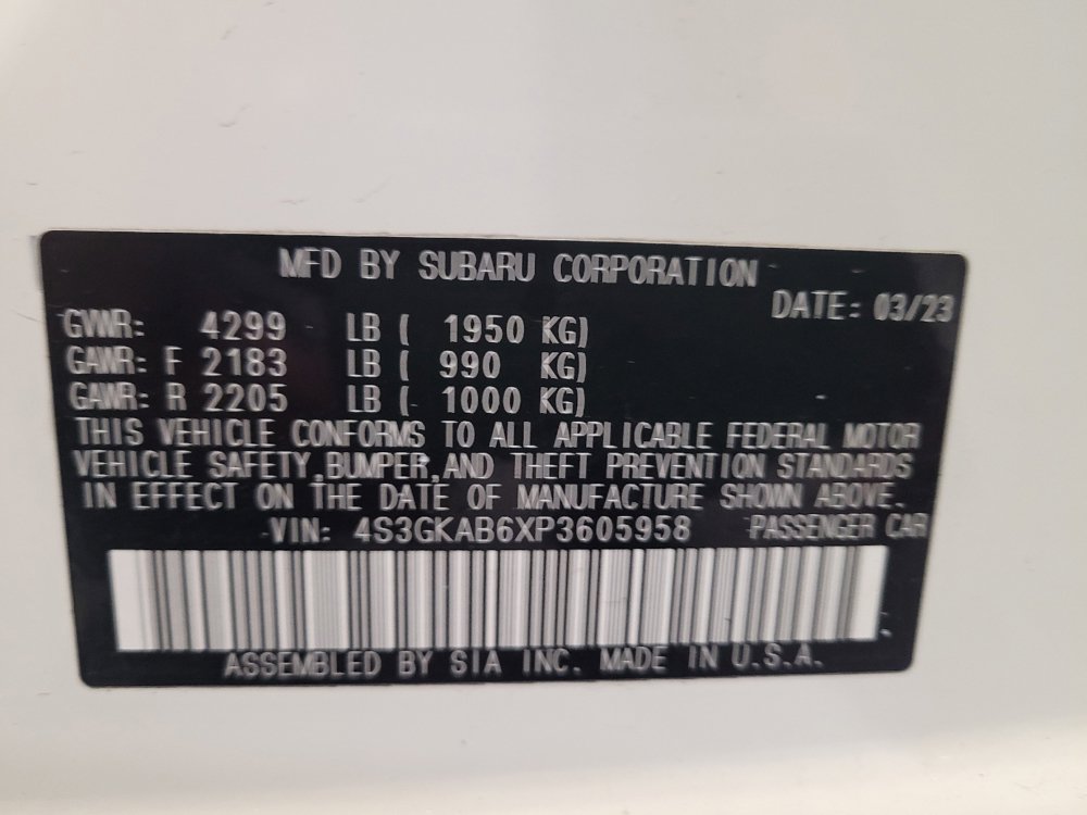 Used 2023 Subaru Impreza 2.0i AWD/4WD image 33