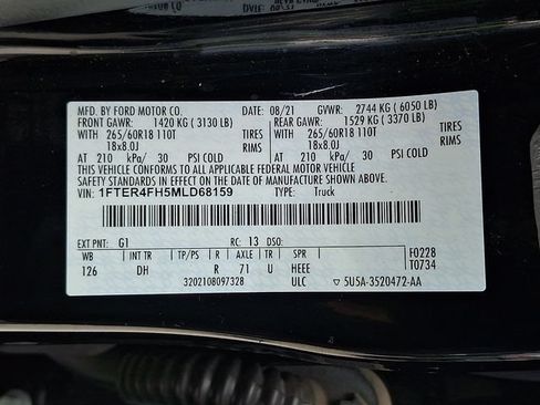 Used 2021 Ford Ranger Lariat w/ Equipment Group 501A High AWD/4WD image 28