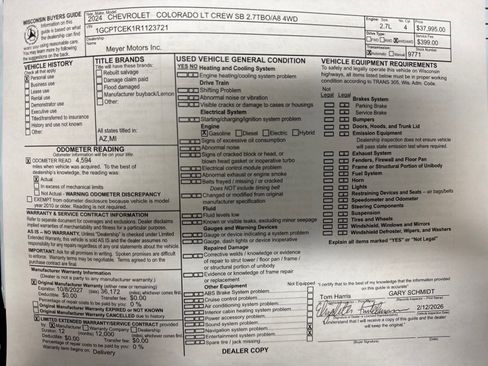 Used 2024 Chevrolet Colorado LT w/ LT Convenience Package II image 28