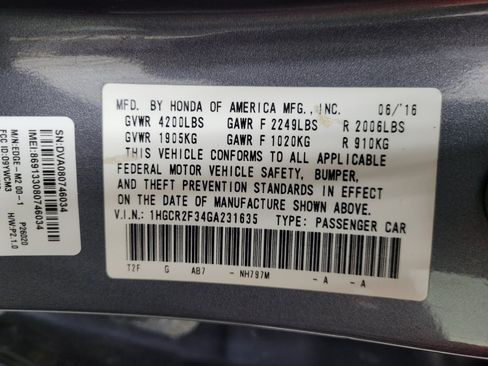 Used 2016 Honda Accord LX image 33