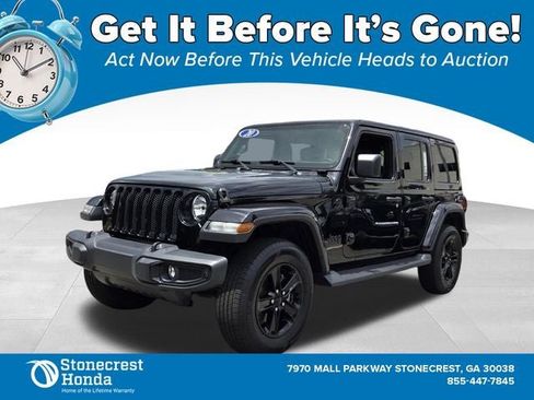 Used 2020 Jeep Wrangler Unlimited Sahara AWD/4WD image 1