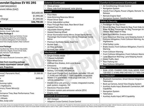Used 2024 Chevrolet Equinox EV RS FWD image 1