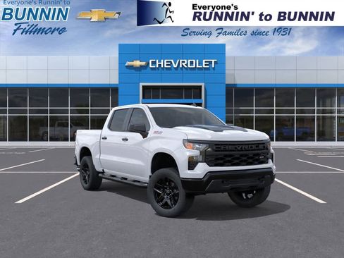 New 2026 Chevrolet Silverado 1500 Custom Trail Boss w/ Turbomax Blackout Package image 1