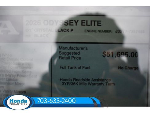 New 2026 Honda Odyssey Elite image 40