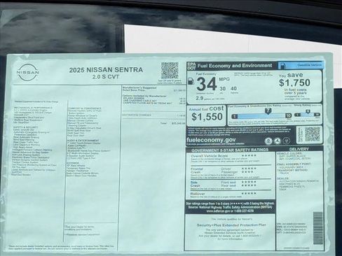 New 2025 Nissan Sentra S image 16