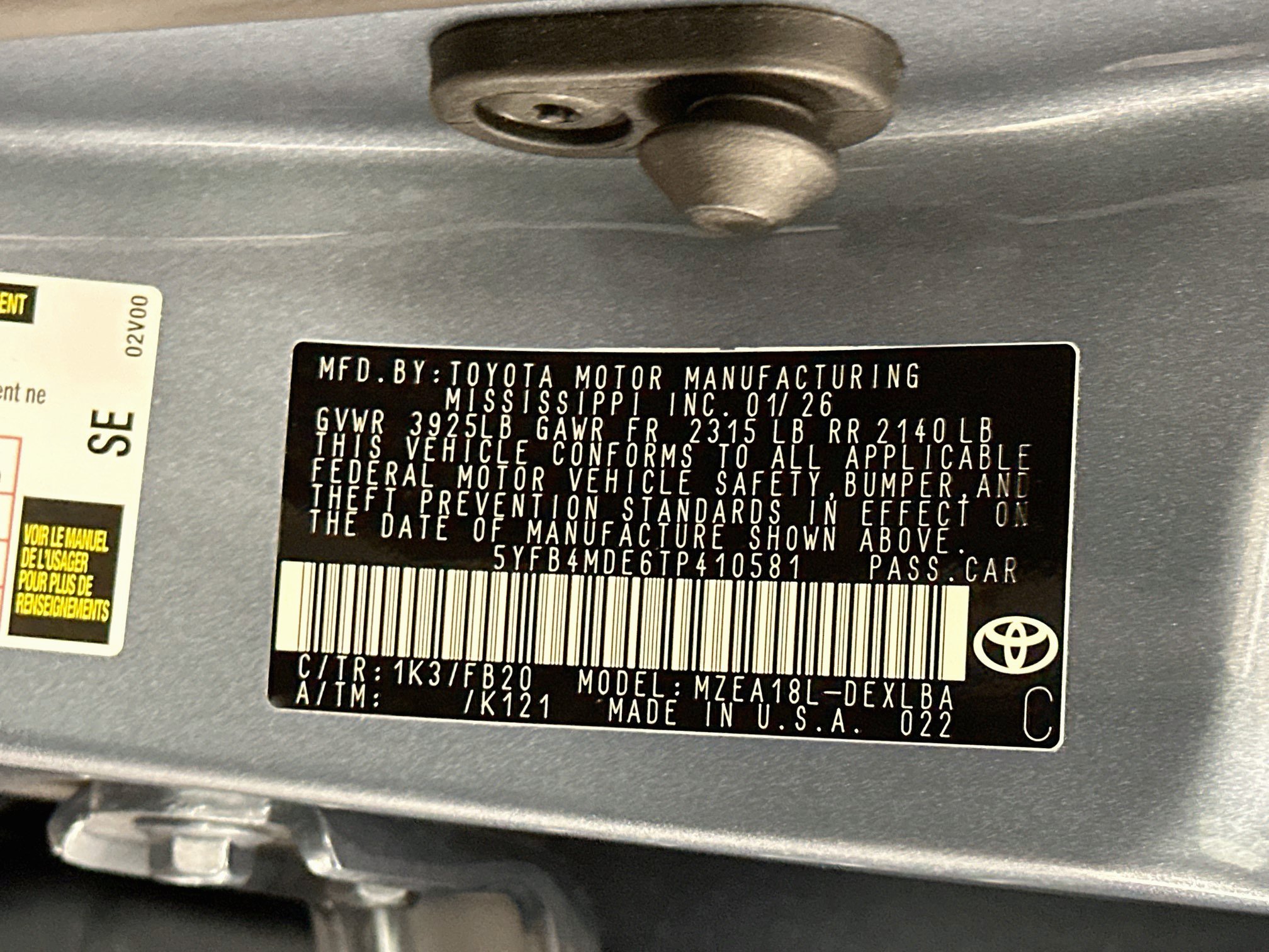 Used 2026 Toyota Corolla LE FWD image 12