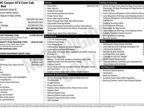 Used 2024 GMC Canyon AT4 w/ Technology Package AWD/4WD image 1
