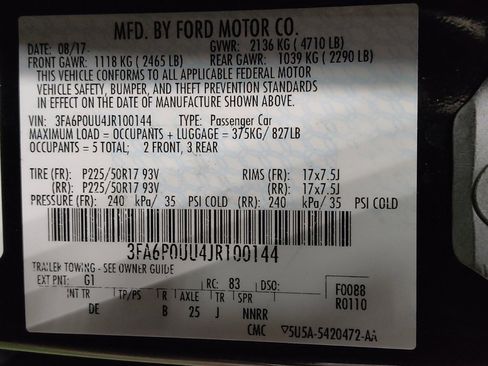 Used 2018 Ford Fusion S image 33