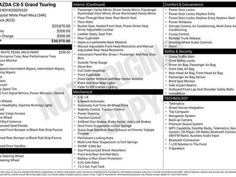 Used 2016 MAZDA CX-5 Grand Touring AWD/4WD image 7