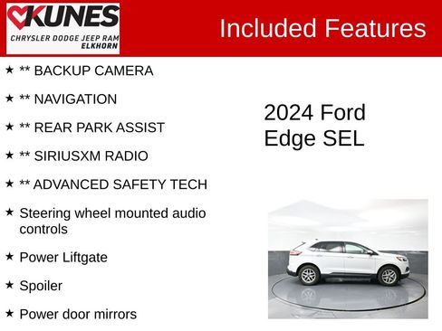 Used 2024 Ford Edge SEL image 3