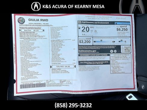 New 2024 Alfa Romeo Giulia Quadrifoglio image 14