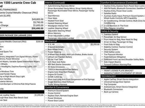 Used 2021 RAM 1500 Laramie RWD image 34