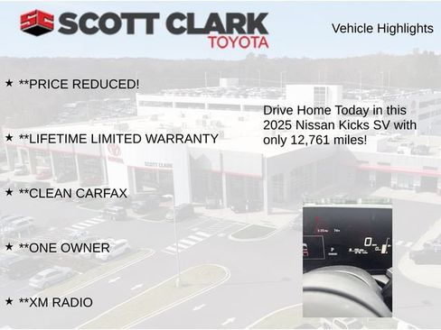 Used 2025 Nissan Kicks SV w/ Charging Package FWD image 11
