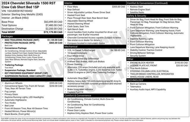 Used 2024 Chevrolet Silverado 1500 RST w/ Max Trailering Package AWD/4WD image 37