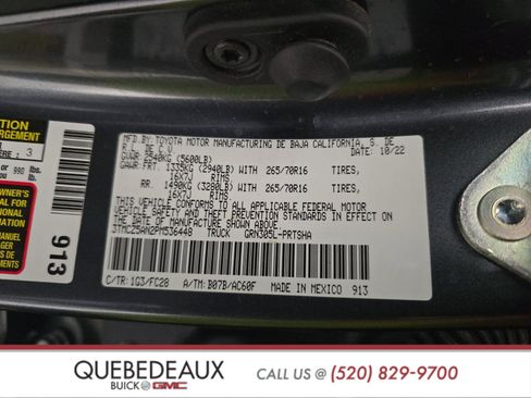 Used 2023 Toyota Tacoma 4x4 Double Cab w/ Trail Edition image 14