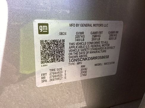 Used 2024 Chevrolet Tahoe LT w/ LT Signature Plus Package image 12