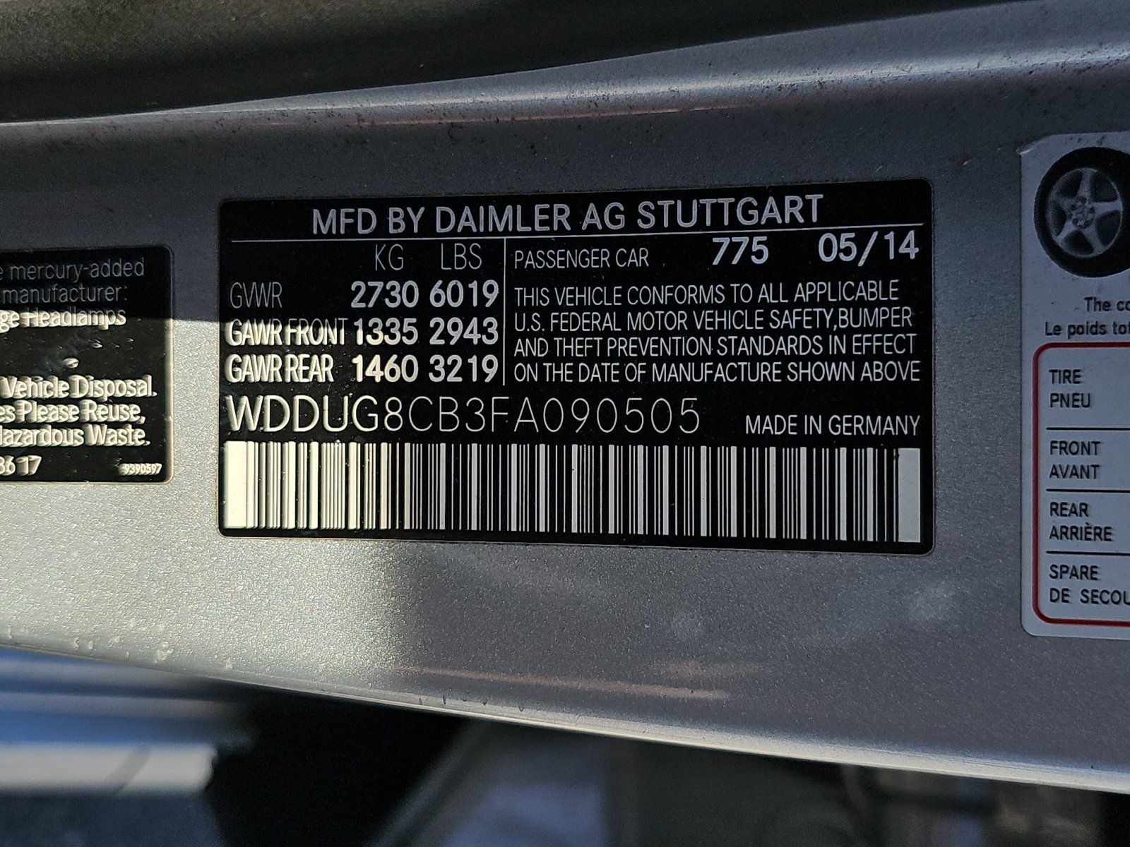 Used 2015 Mercedes-Benz S 550 Sedan image 11