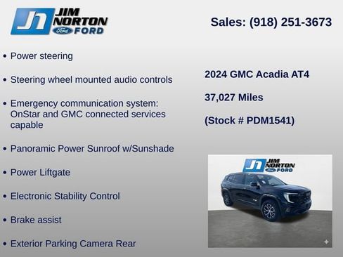 Used 2024 GMC Acadia AT4 w/ Super Cruise Package AWD/4WD image 16