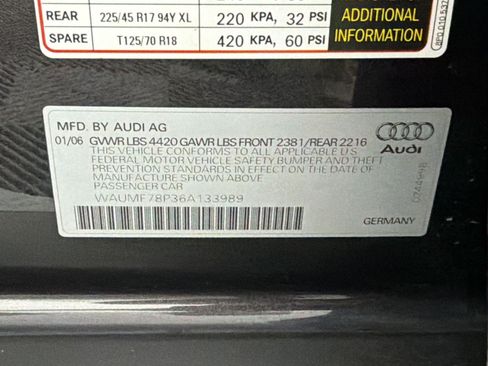 Used 2006 Audi A3 2.0T FWD image 22