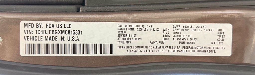 Used 2021 Jeep Grand Cherokee Limited AWD/4WD image 30