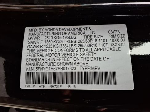 Used 2023 Honda Pilot TrailSport image 35