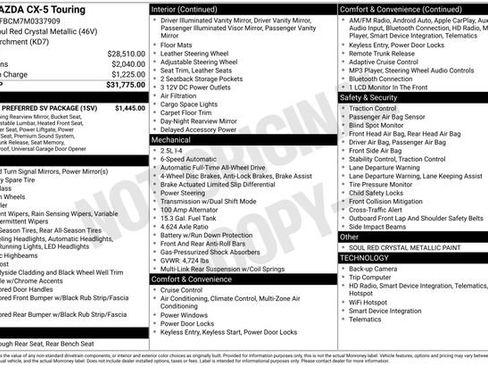 Used 2021 MAZDA CX-5 Touring w/ Touring Preferred SV Package image 6