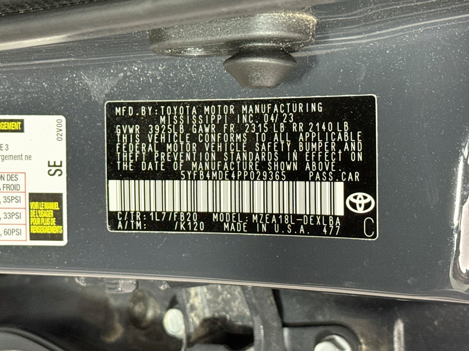 Certified 2023 Toyota Corolla LE FWD image 18
