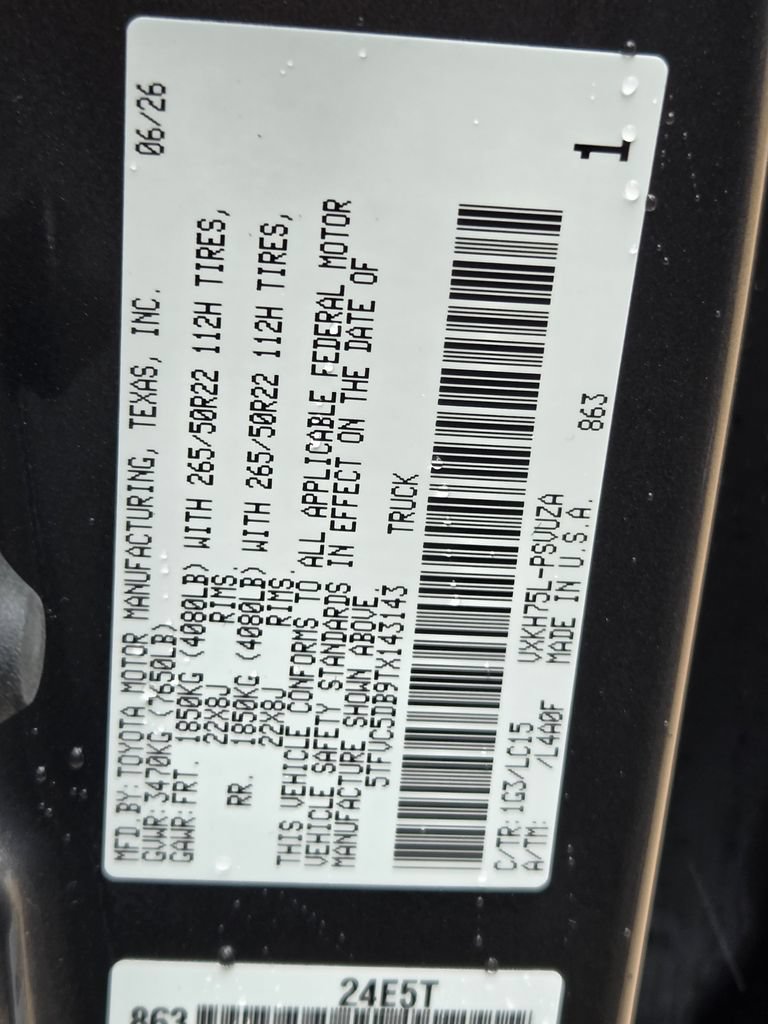 New 2026 Toyota Tundra Capstone AWD/4WD image 22