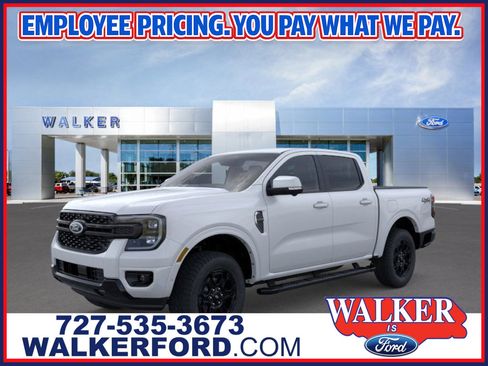 New 2025 Ford Ranger Lariat w/ Black Appearance Package RWD image 1