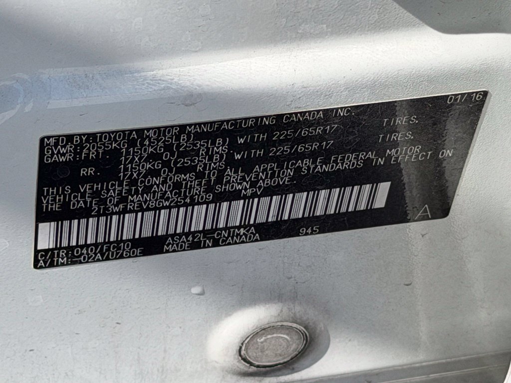 Used 2016 Toyota RAV4 XLE FWD image 35