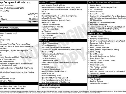 Used 2023 Jeep Compass Latitude AWD/4WD image 3