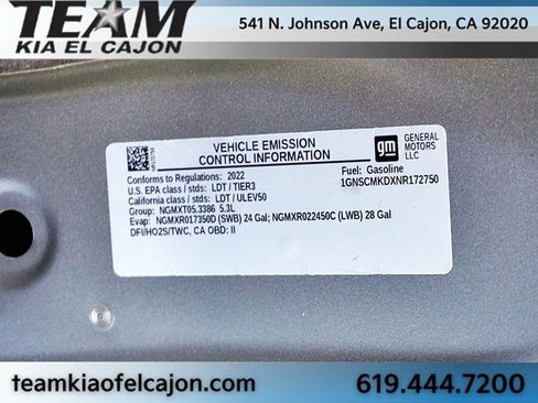 Used 2022 Chevrolet Tahoe LS image 35