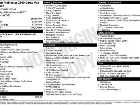 Used 2024 RAM ProMaster 2500 image 2