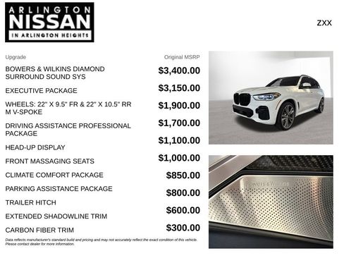 Used 2023 BMW X5 M50i w/ Executive Package AWD/4WD image 4