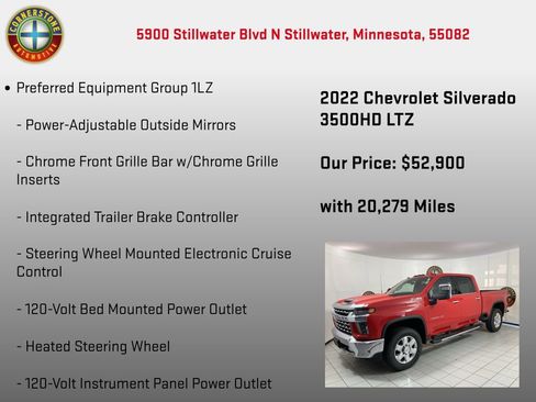 Used 2022 Chevrolet Silverado 3500 LTZ w/ LTZ Convenience Package image 15