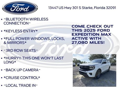 Certified 2025 Ford Expedition Max Active RWD image 12