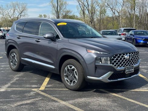 Used 2022 Hyundai Santa Fe Blue AWD/4WD image 2