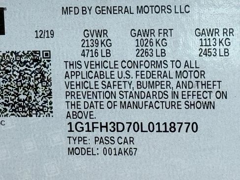 Used 2020 Chevrolet Camaro SS image 46