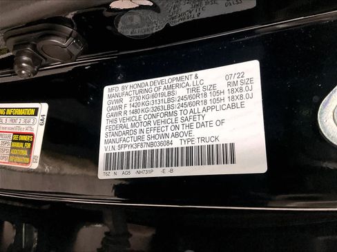 Used 2022 Honda Ridgeline Black Edition image 37