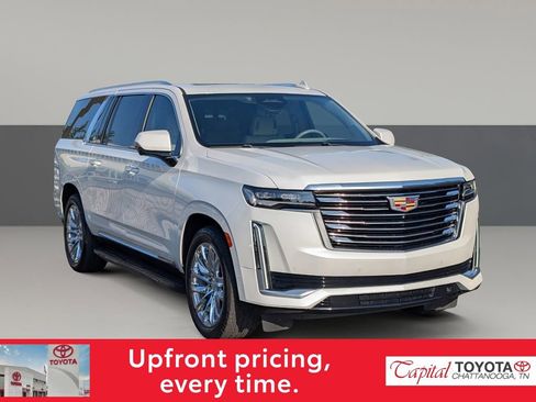 Used 2021 Cadillac Escalade ESV Premium Luxury Platinum w/ Heavy-Duty Trailer Package AWD/4WD image 1