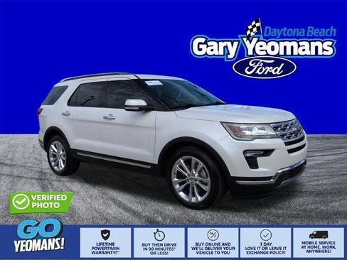 Certified 2019 Ford Explorer Limited w/ Ford Safe & Smart Package FWD image 1