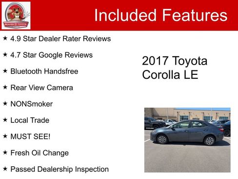Used 2017 Toyota Corolla LE image 5