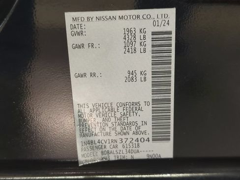 Used 2024 Nissan Altima 2.5 SR FWD image 17