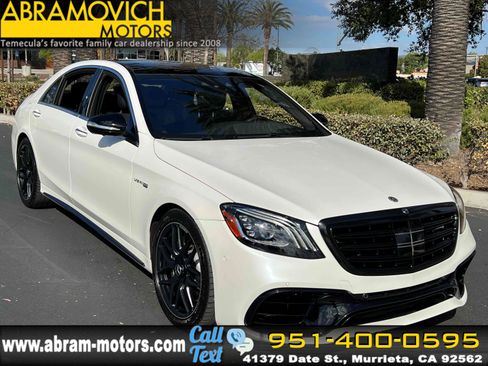 Used 2020 Mercedes-Benz S 63 AMG 4MATIC Sedan w/ Driver Assistance Package image 1