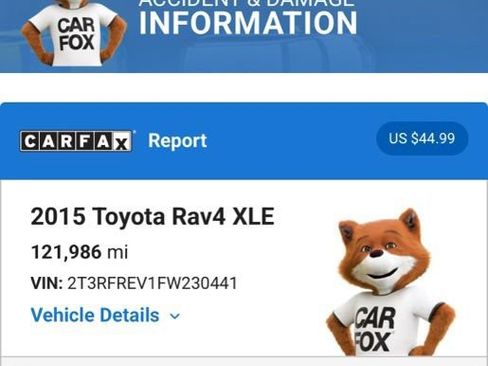 Used 2015 Toyota RAV4 XLE AWD/4WD image 9
